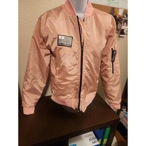 Lightweight Surge Pink Windbreaker Jacket - Size M - Ready for the Run!